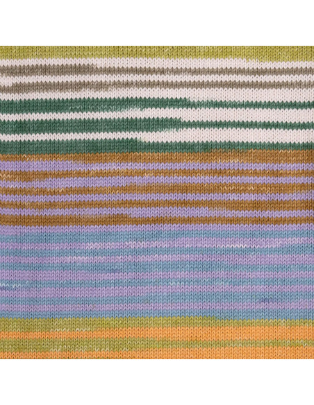 Estate - Gründl 06 - mandarine/flieder/grün/hellblau/grün/nature