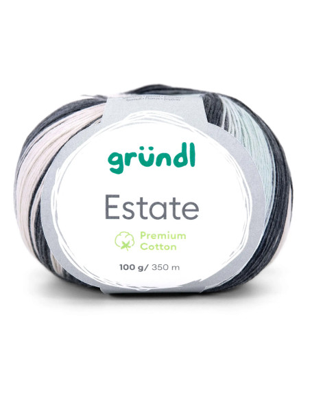 Estate - Gründl 07 - schwarz/mint/blau/pink/koralle/nature