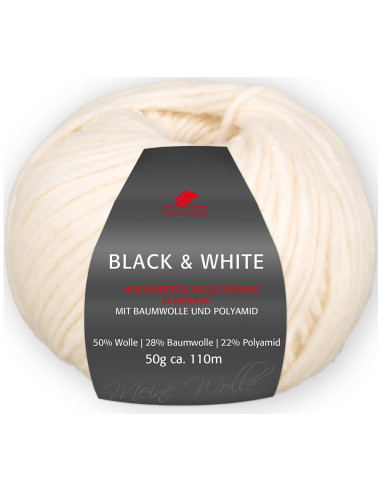 Black  White - Pro Lana 01 - white