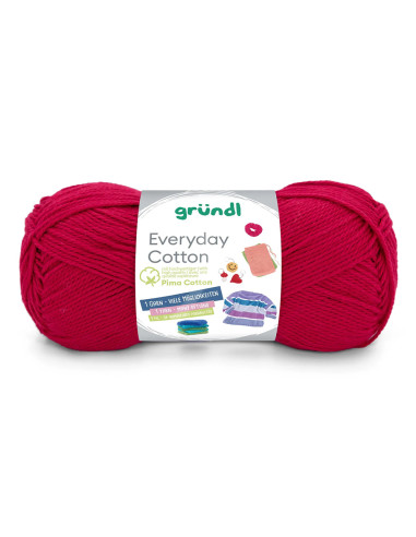 Everyday Cotton - Gründl 02 - tomatenrot