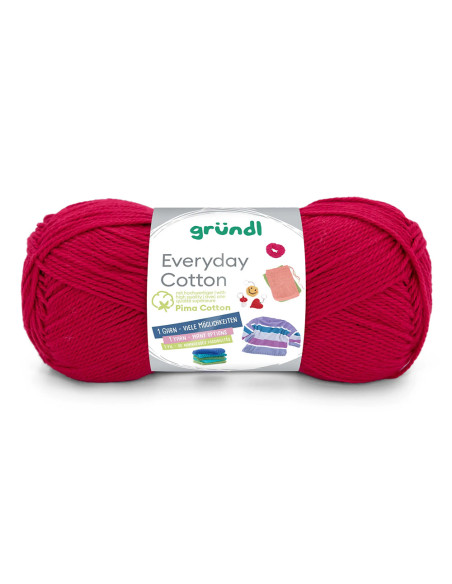 Everyday Cotton - Gründl 02 - tomatenrot