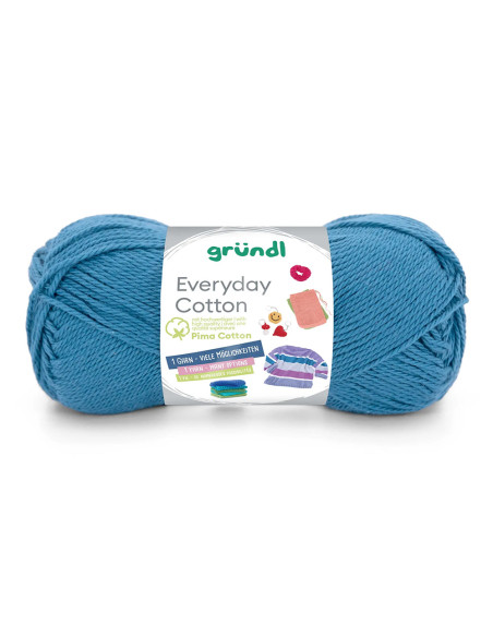 Everyday Cotton - Gründl 12 - ozeanblau