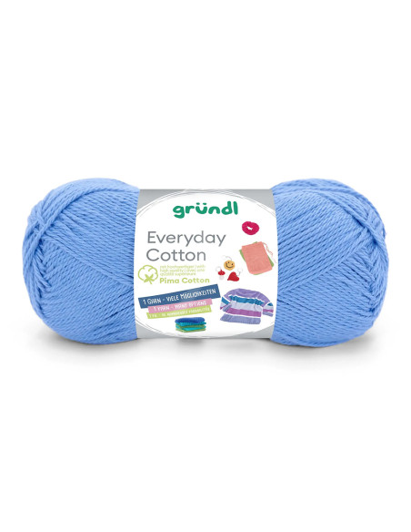 Everyday Cotton - Gründl 13 - azurblau
