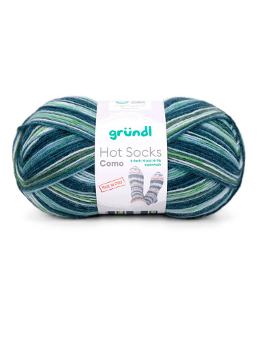 Hot Socks Como 4-fach - Gründl 08 - grün