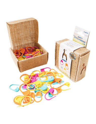 Maschenmarkierer im Juten- Set 40Stk. - Pony