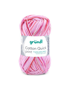 Cotton Quick print - Gründl 193 - rosa fuchsia multicolor