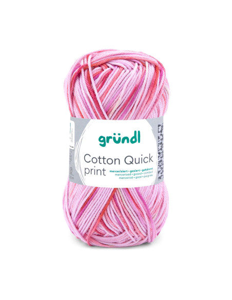 Cotton Quick print - Gründl 193 - rosa fuchsia multicolor