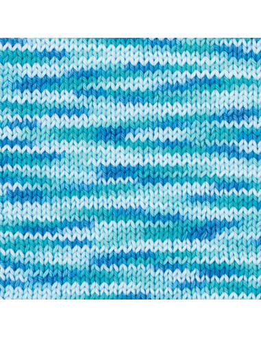 Cotton Quick print - Gründl 183 - aqua multicolor