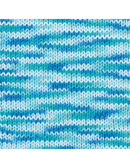 Cotton Quick print - Gründl 183 - aqua multicolor