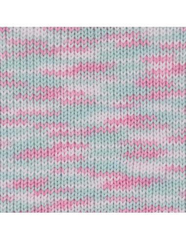 Cotton Quick print - Gründl 241 - rosa mint multicolor