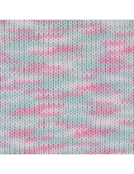 Cotton Quick print - Gründl 241 - rosa mint multicolor