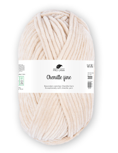 Chenille fine - Pro Lana 105 - beige