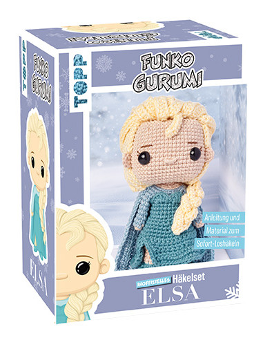 Häkelset Elsa Funkogurumi  - Topp