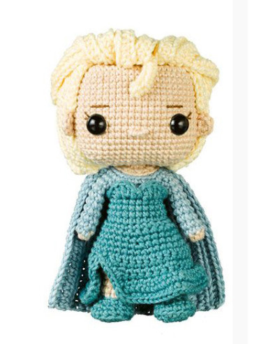 Häkelset Elsa Funkogurumi  - Topp