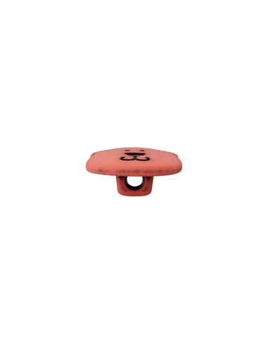 Polyesterknopf Bär  mit Öse 15 mm - Prym 048 - rot