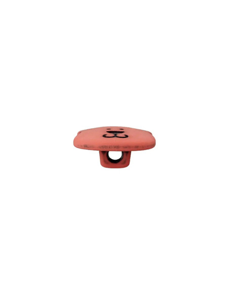 Polyesterknopf Bär  mit Öse 15 mm - Prym 048 - rot