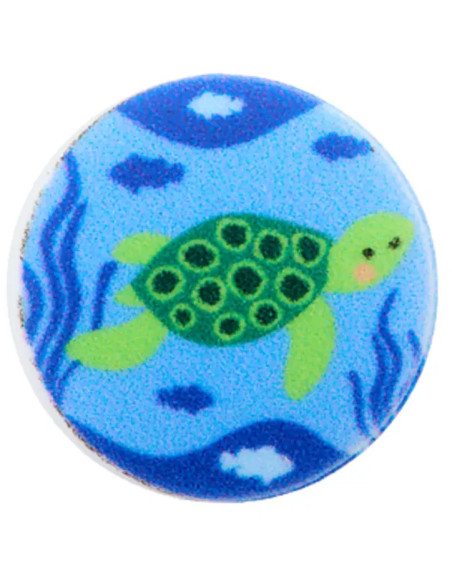 Polyesterknopf Meeresbewohner mit Öse 12mm - Prym 26 - Schildkröte