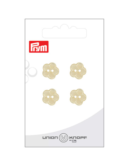 Polyesterknopf Blume 12 mm - Prym