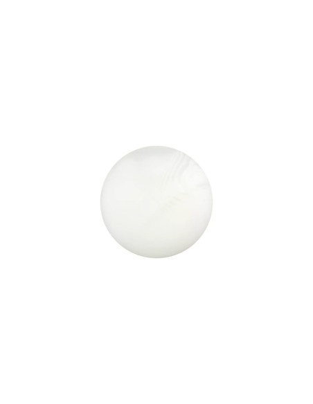 Polyesterknopf bombiert weiss 14 mm Öse - Prym