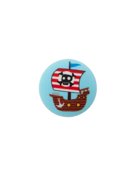 Kinderknopf Piratenschiff 18 mm - Prym