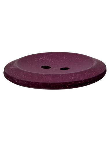 Hanf/Polyesterknopf recycelt 18 mm - Prym 62 - violett