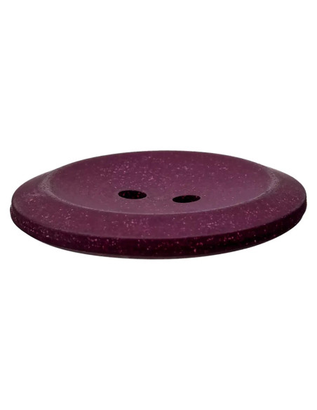 Hanf/Polyesterknopf recycelt 18 mm - Prym 62 - violett