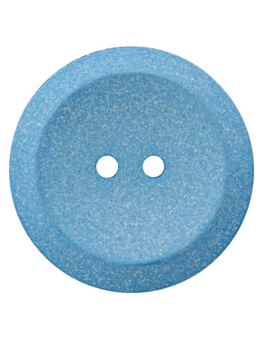 Hanf/Polyesterknopf recycelt 18 mm - Prym 64 - hellblau