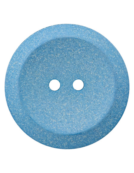 Hanf/Polyesterknopf recycelt 18 mm - Prym 64 - hellblau