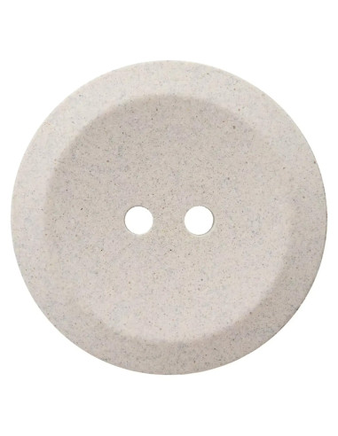 Hanf/Polyesterknopf recycelt 18 mm - Prym 74 - hellgrau