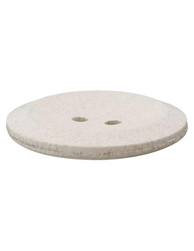 Hanf/Polyesterknopf recycelt 18 mm - Prym 74 - hellgrau