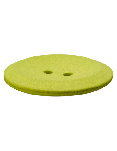Hanf/Polyesterknopf recycelt 23 mm - Prym 26 - mittelgrün