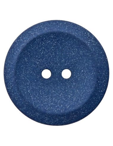 Hanf/Polyesterknopf recycelt 23 mm - Prym 68 - marine