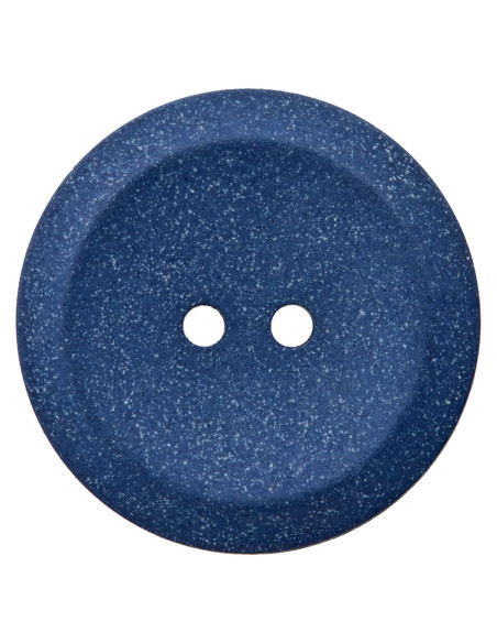 Hanf/Polyesterknopf recycelt 23 mm - Prym 68 - marine
