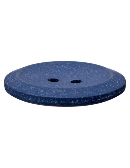 Hanf/Polyesterknopf recycelt 23 mm - Prym 68 - marine
