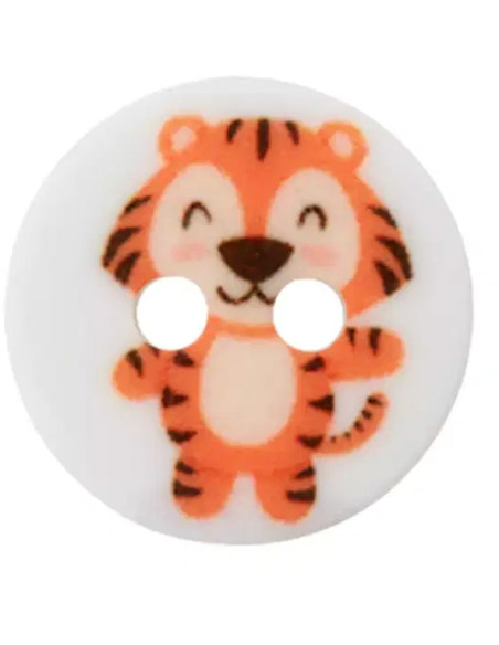 Kinderknopf Zoo 12 mm - Prym Tiger