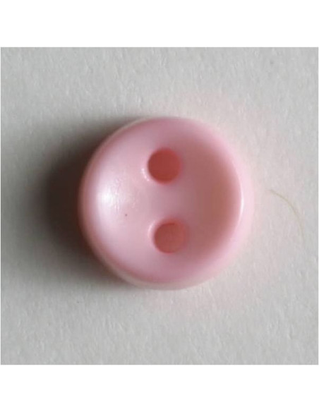 Puppenknopf 7 mm - Dill rosa