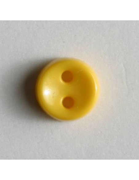 Puppenknopf 7 mm - Dill gelb