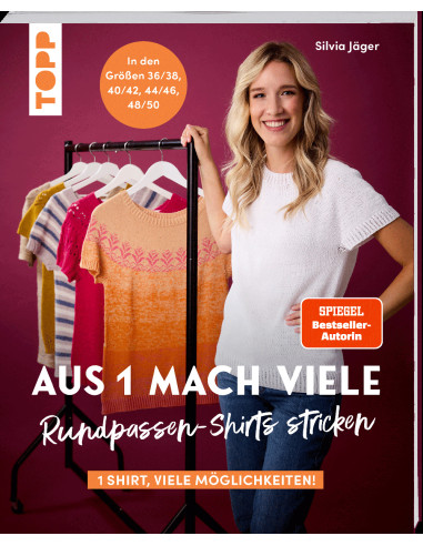 Aus 1 mach viele Rundpassen-Shirts stricken - Topp