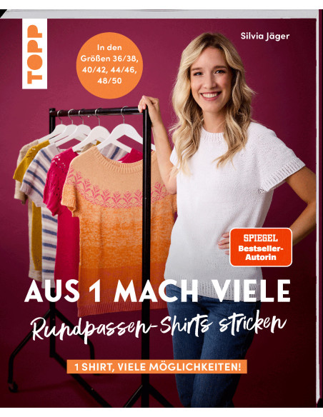 Aus 1 mach viele Rundpassen-Shirts stricken - Topp