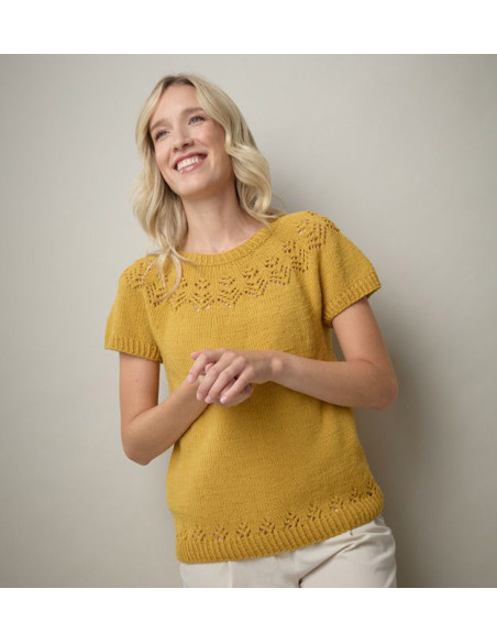 Aus 1 mach viele Rundpassen-Shirts stricken - Topp