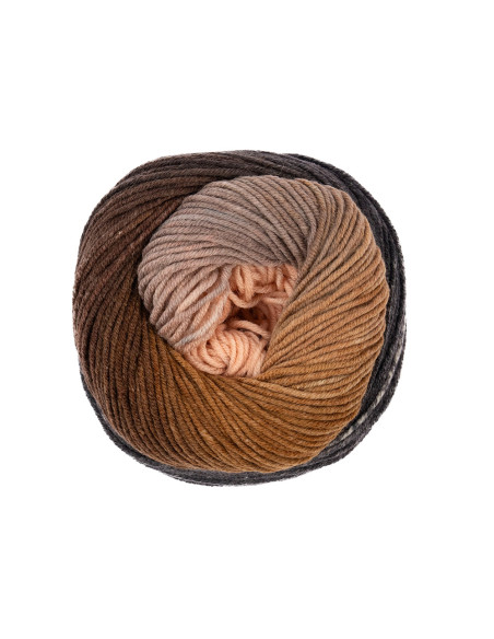 1-2-3 Ideen Merino - Pro Lana 12 - braun/grau/beige