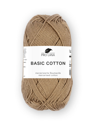 Basic Cotton - Pro Lana 08 - hellbraun