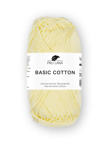 Basic Cotton - Pro Lana 21 - pastellgelb