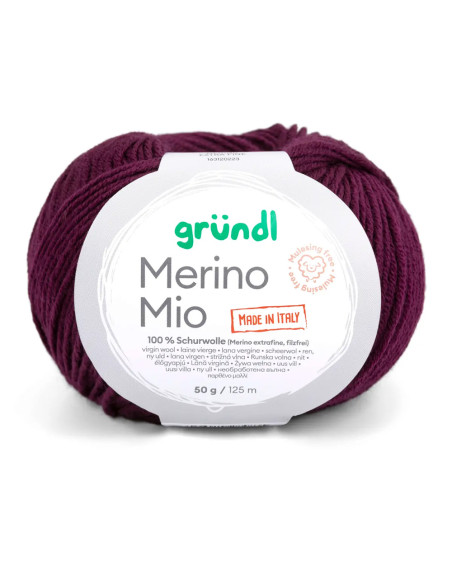 Merino Mio - Gründl 10 - weinrot