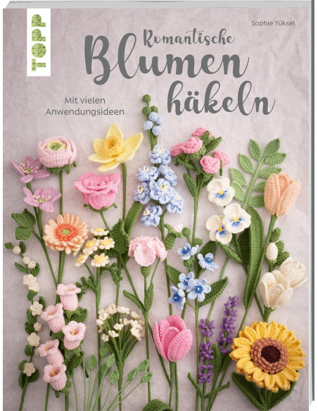Romantische Blumen häkeln - Topp