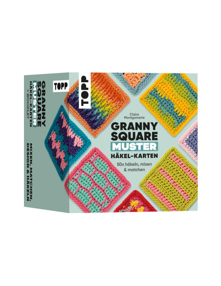 Granny Square Muster Häkel-Karten - Topp