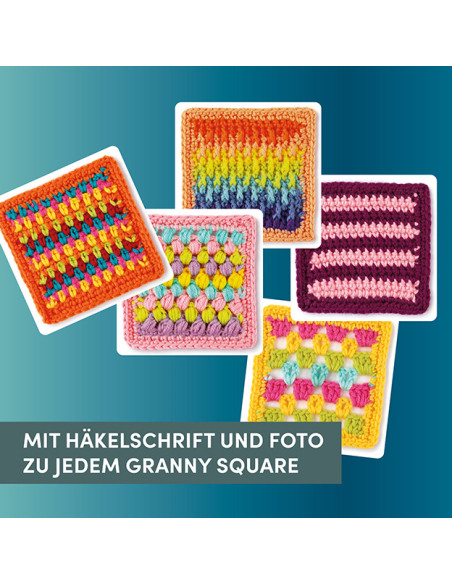 Granny Square Muster Häkel-Karten - Topp