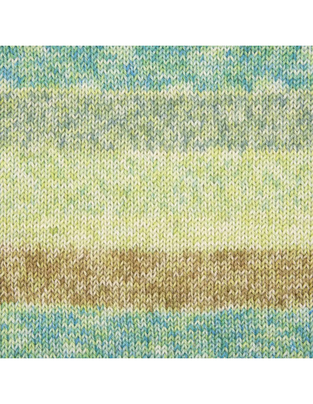 Cotton Quick print - Gründl 250 - salbei/sand/aqua/lindgrün