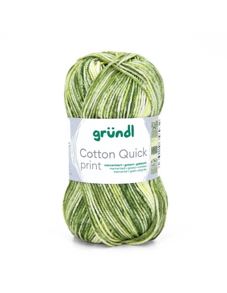 Cotton Quick print 2026 - Gründl 251 -  zitrone/olive/moos