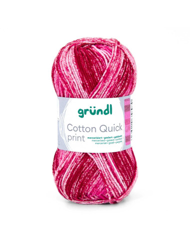Cotton Quick print 2026 - Gründll 253 - fuchsia/cranberry/kirschpink
